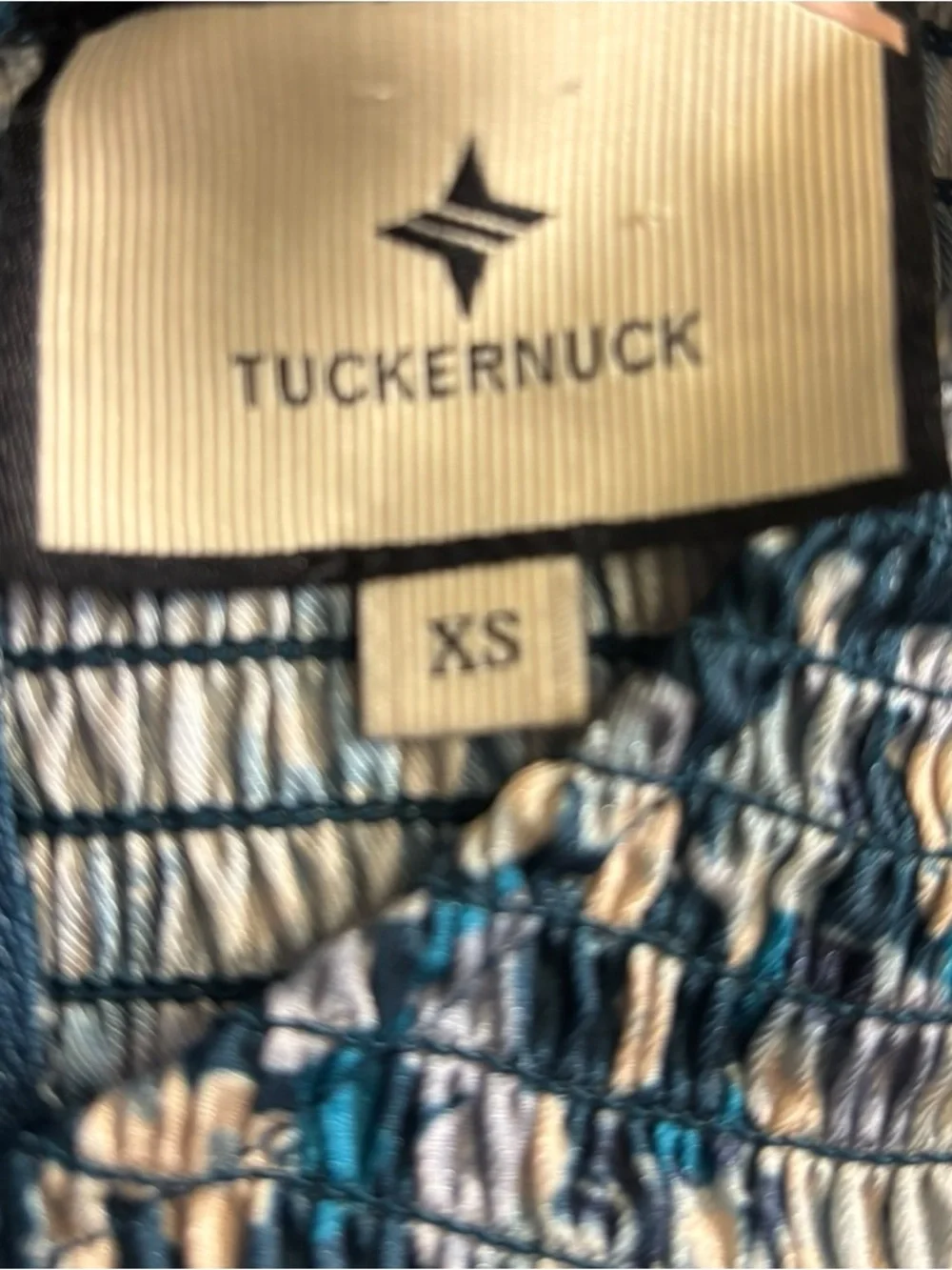 Tuckernuck Blue Geranium Floral Libby Maxi Dress Size XS - Picture 5 of 6